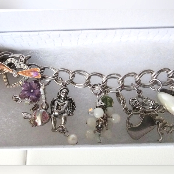 Kirks Folly Angels Ethereal Heavenly Charm Bracelet - Picture 10 of 15